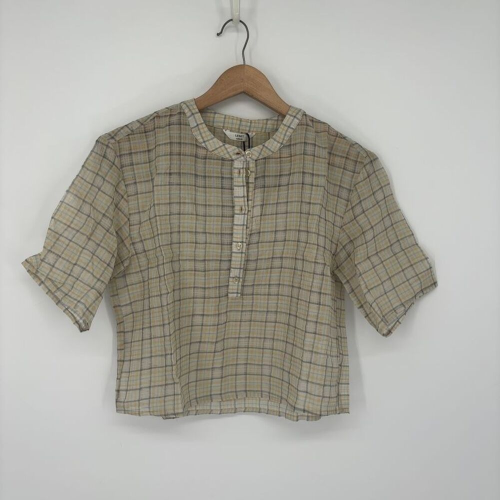 Leset Silk-Blend Henley Shirt